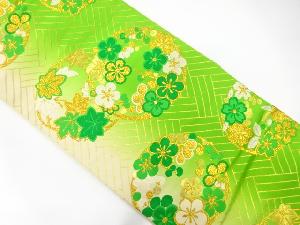 花丸文様織出し暈し袋帯